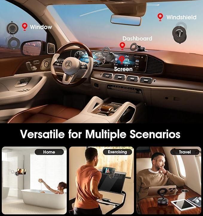 📱 Vacuum Suction Magnetic Bracket – Hands-Free Mobile Holder