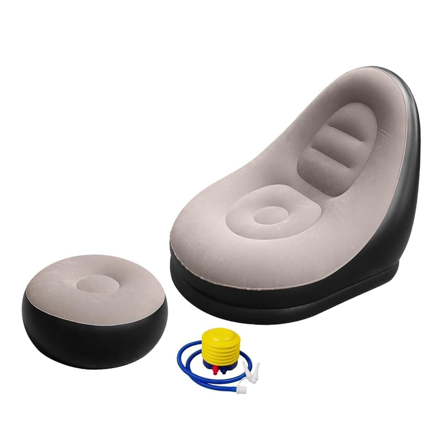 🛋️ 2-in-1 Inflatable Sofa – Convertible Couch & Bed